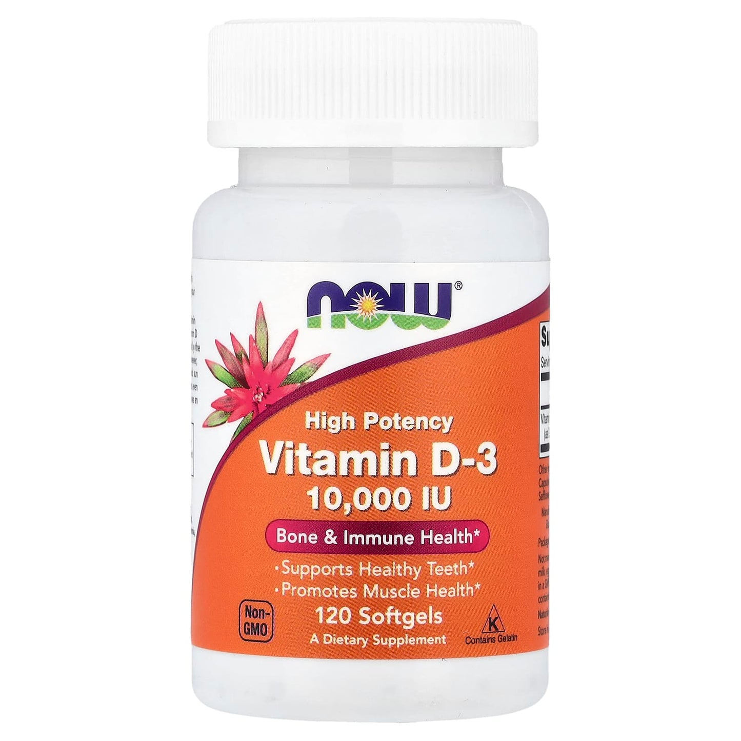 Vitamin D3, High Potency, NOW Foods