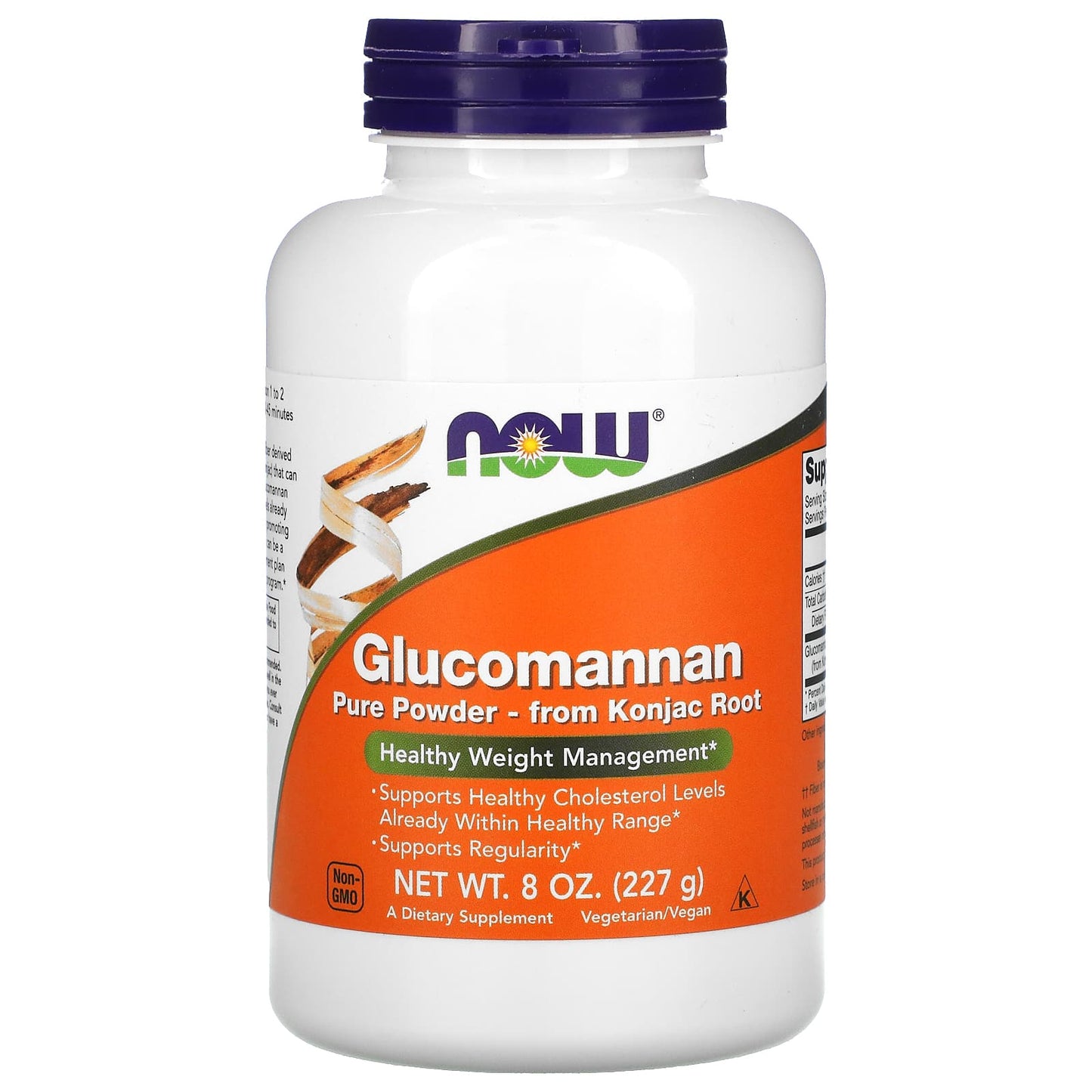 Glucomannan, Pure Powder, NOW Foods