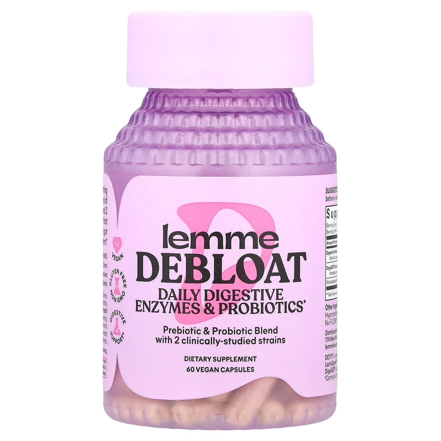 Lemme Debloat, Daily Digestive Enzymes & Probiotics