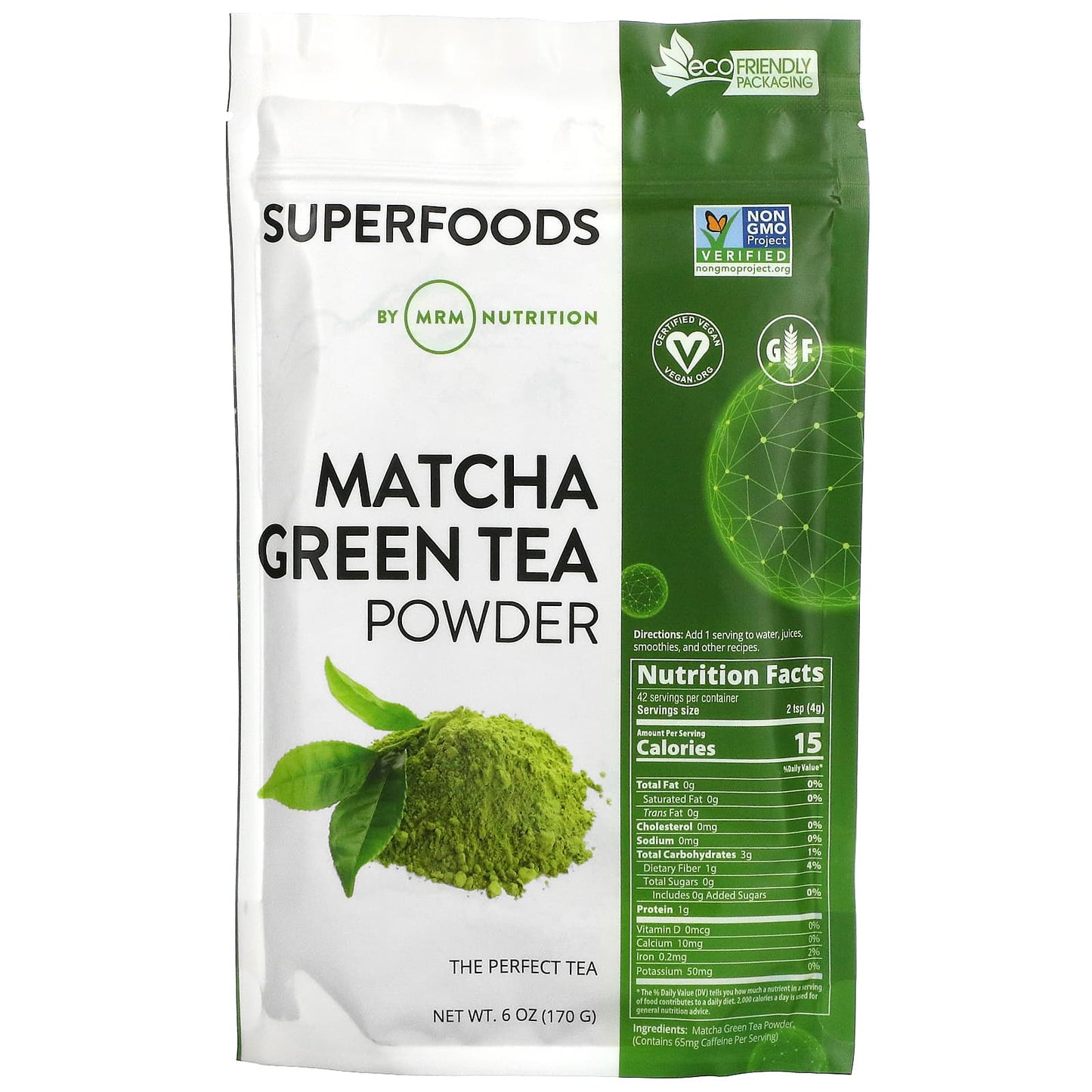 Matcha Green Tea Powder, MRM Nutrition