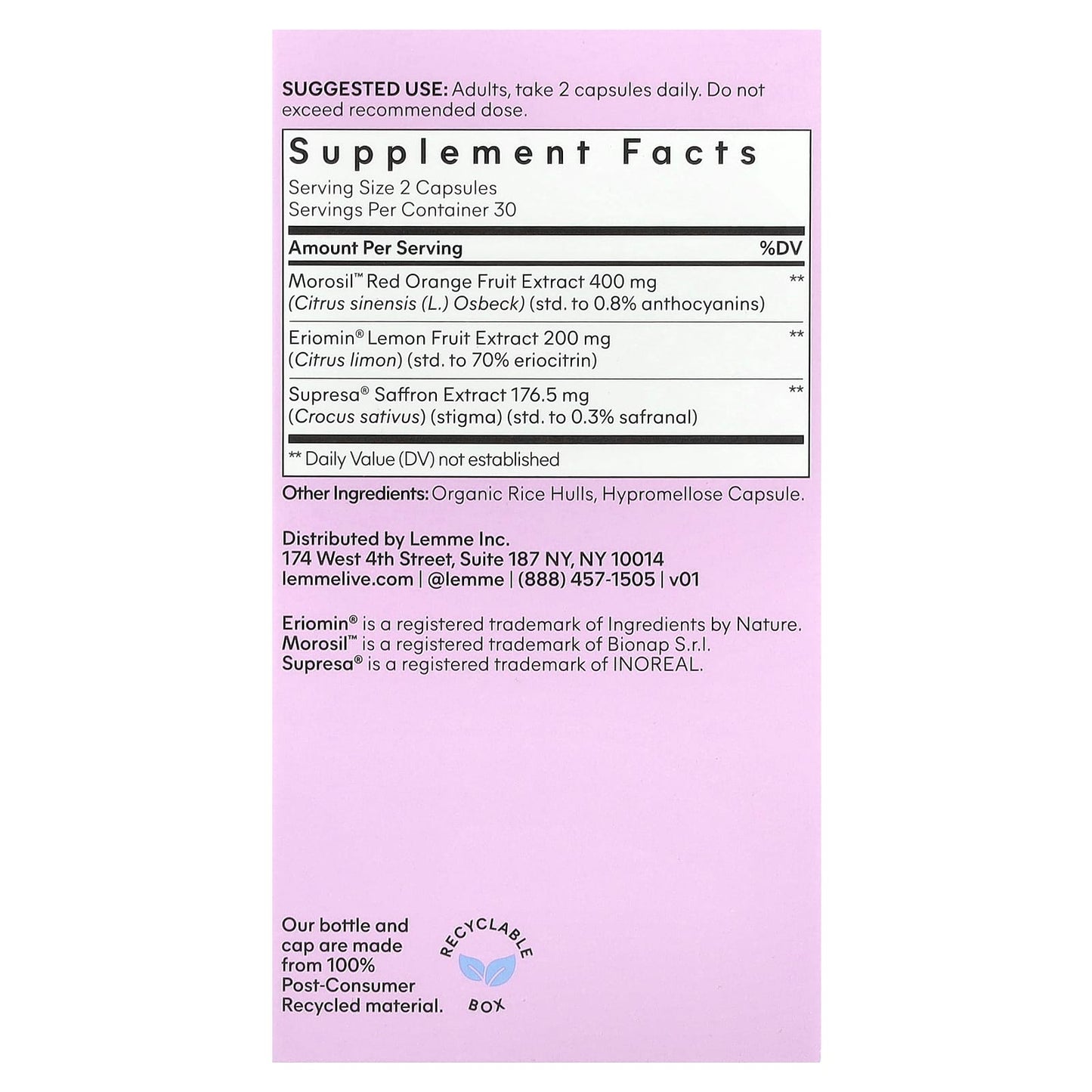 Lemme GLP-1 Daily, Weight Management, Cravings & Fat Burner
