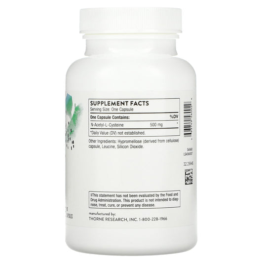 NAC, N-Acetylcysteine, Thorne