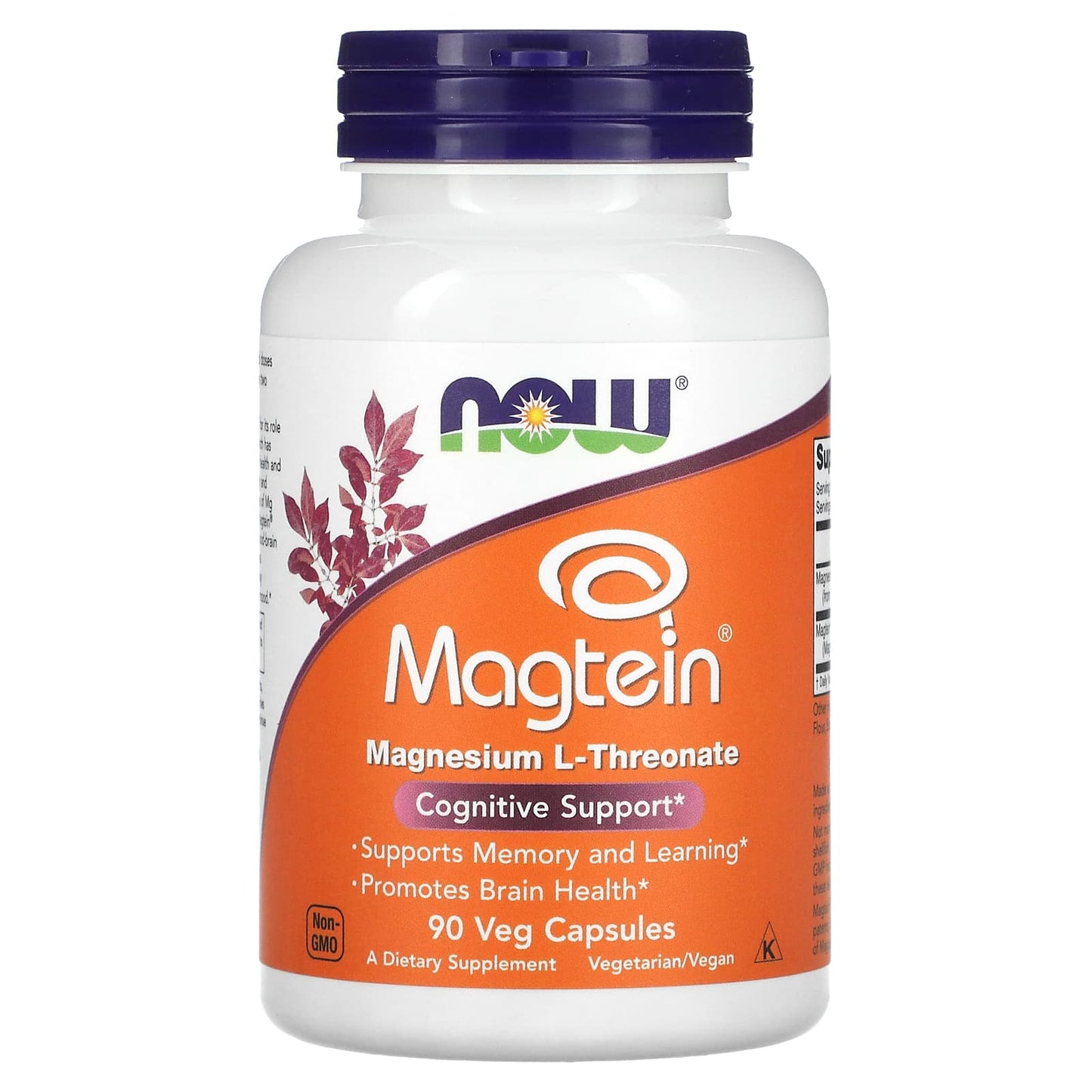 Magtein, Magnesium L-Threonate, NOW Foods