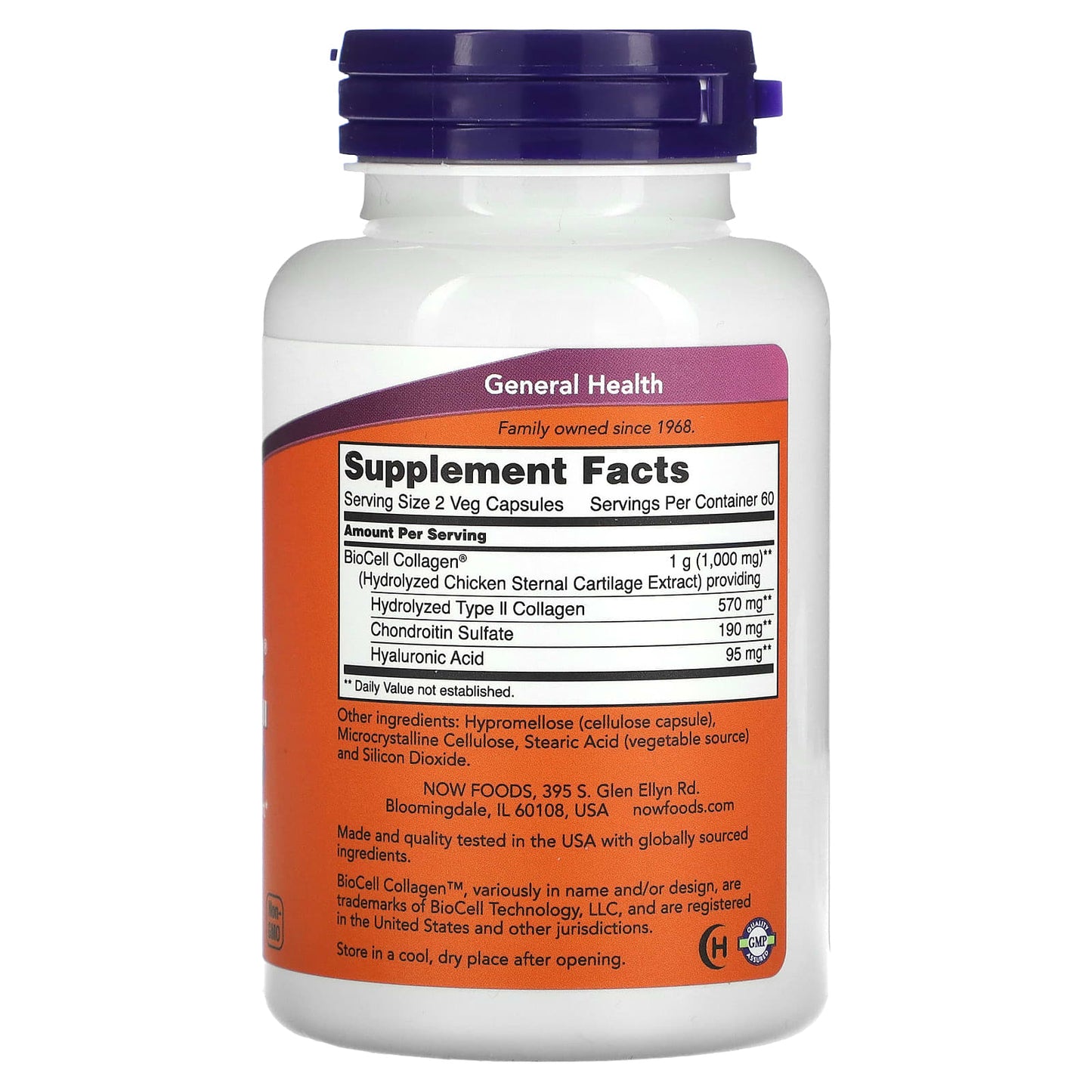 BioCell Collagen, Hydrolyzed Type II, NOW Foods