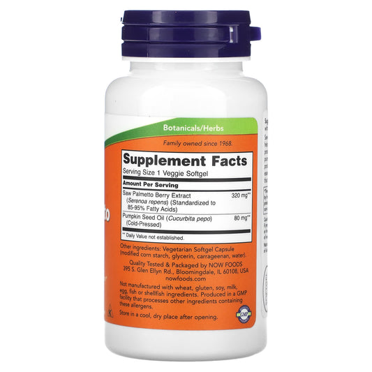 Saw Palmetto Extract, Men's Health, NOW Foods