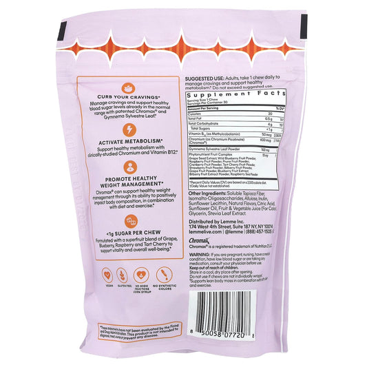 Lemme Curb, Cravings Support Chews, Mixed Fruit