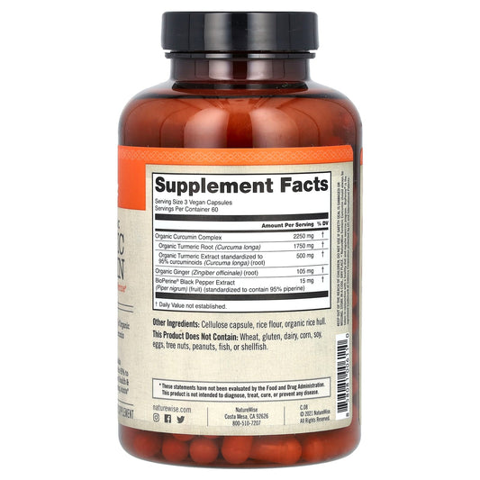 Organic Turmeric Curcumin, NatureWise