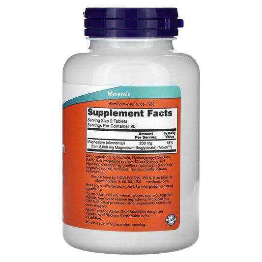 Magnesium Glycinate, NOW Foods