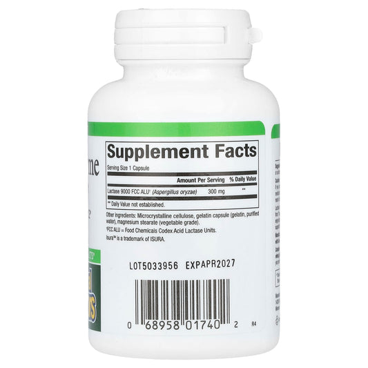 Lactase Enzyme, Natural Factors