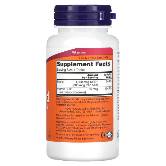 Folic Acid, NOW Foods