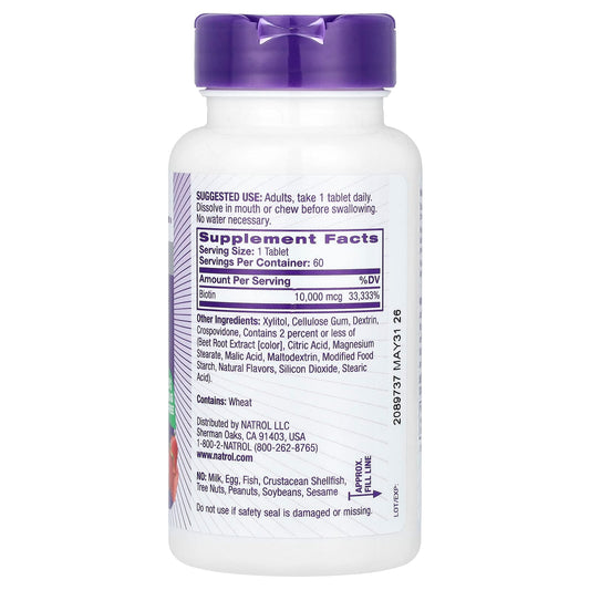 Biotin Beauty, Fast Dissolve Tablets, Natrol
