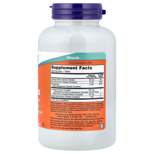 Silica Complex with Horsetail Extract, NowFoods