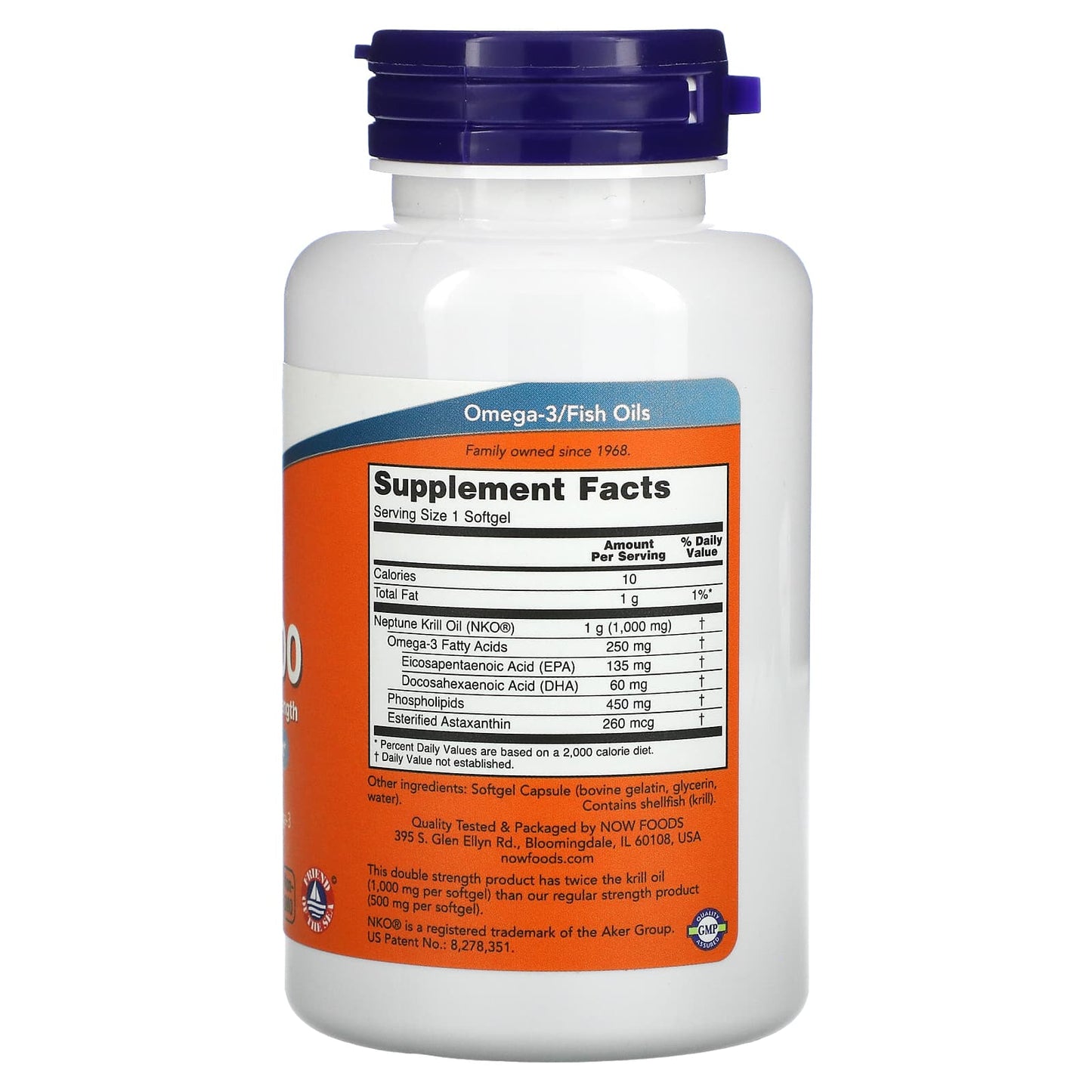 Neptune Krill 1000, NOW Foods