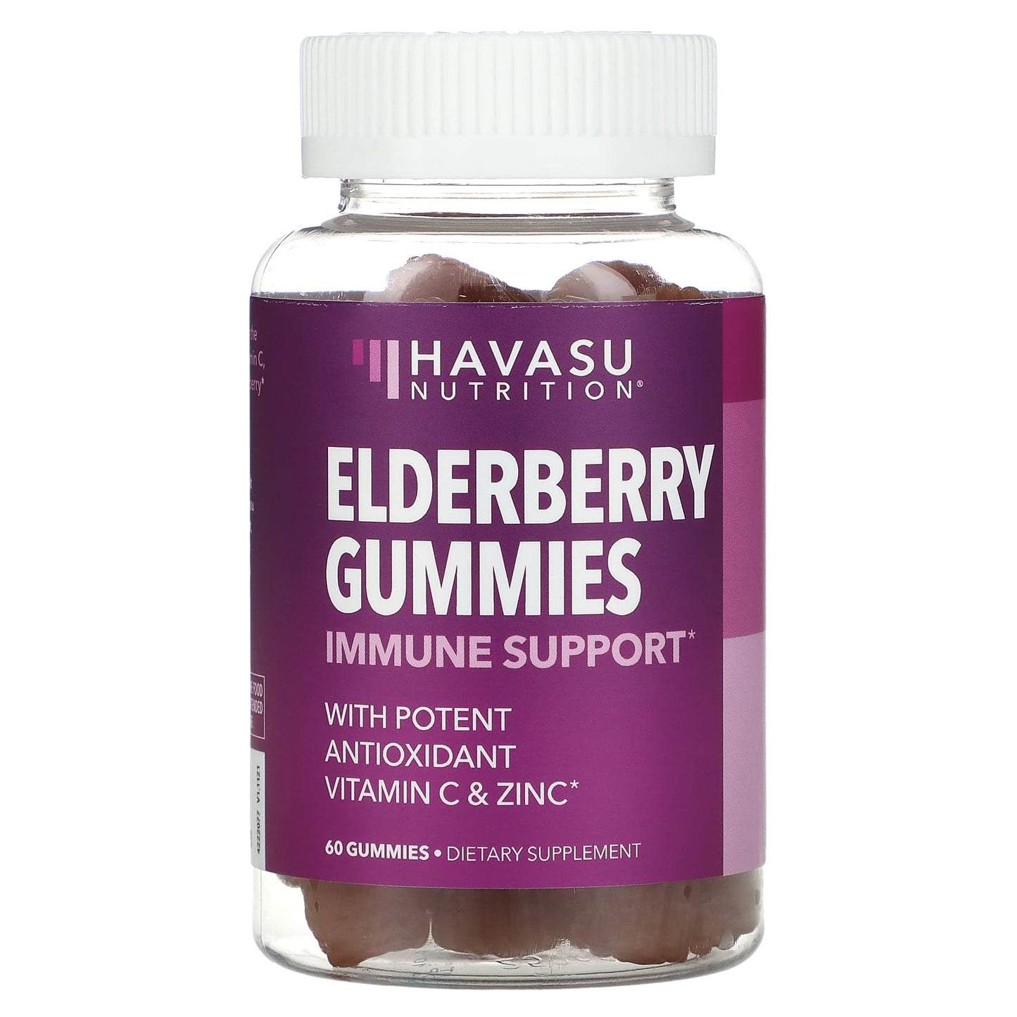 Elderberry Gummies, Natural Berry, Havasu Nutrition