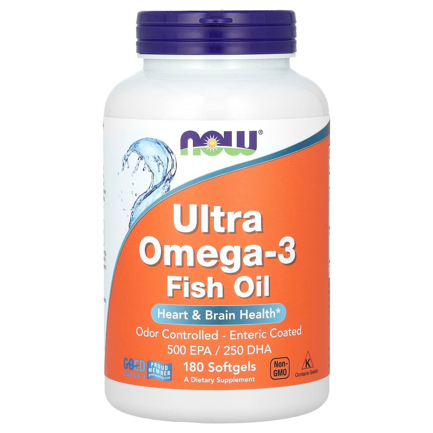 Ultra Omega-3 Fish Oil, NOW Foods