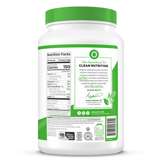 Organic Protein, Orgain