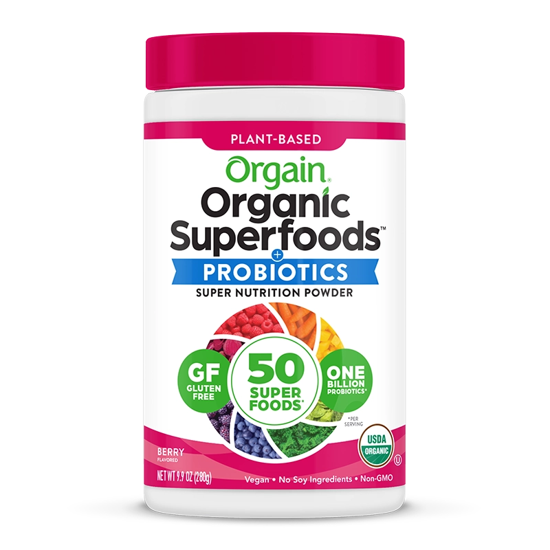Organic Superfoods + Probiotics Super Nutrition Powder, Orgain