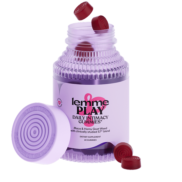 Lemme Play, Daily Intimacy Gummies, Cherry