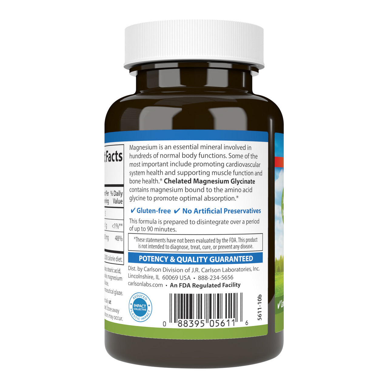 Chelated Magnesium Glycinate, Carlson