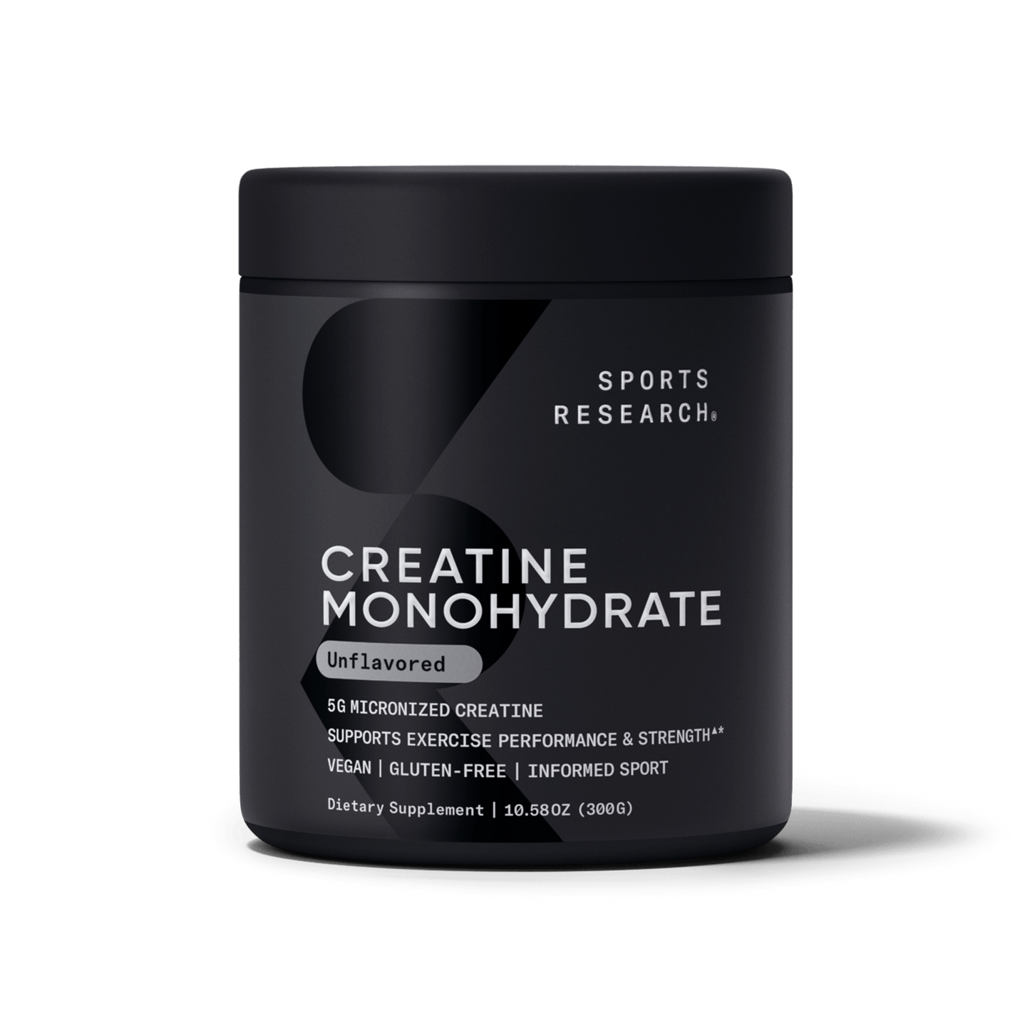 Creatine Monohydrate, Unflavored, Sports Research
