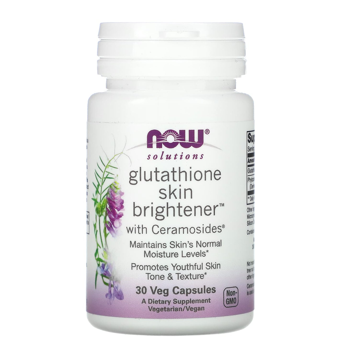 Glutathione Skin Brightener, Solutions, NOW Foods