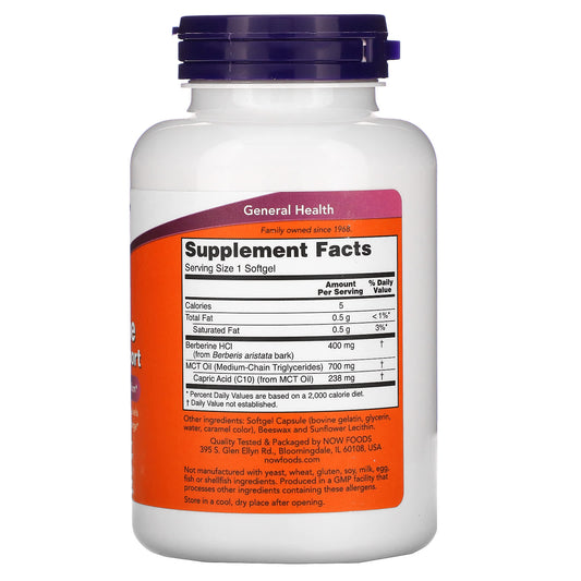 NOW Foods, Berberine Glucose Support