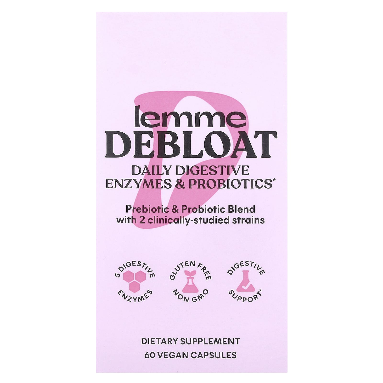 Lemme Debloat, Daily Digestive Enzymes & Probiotics