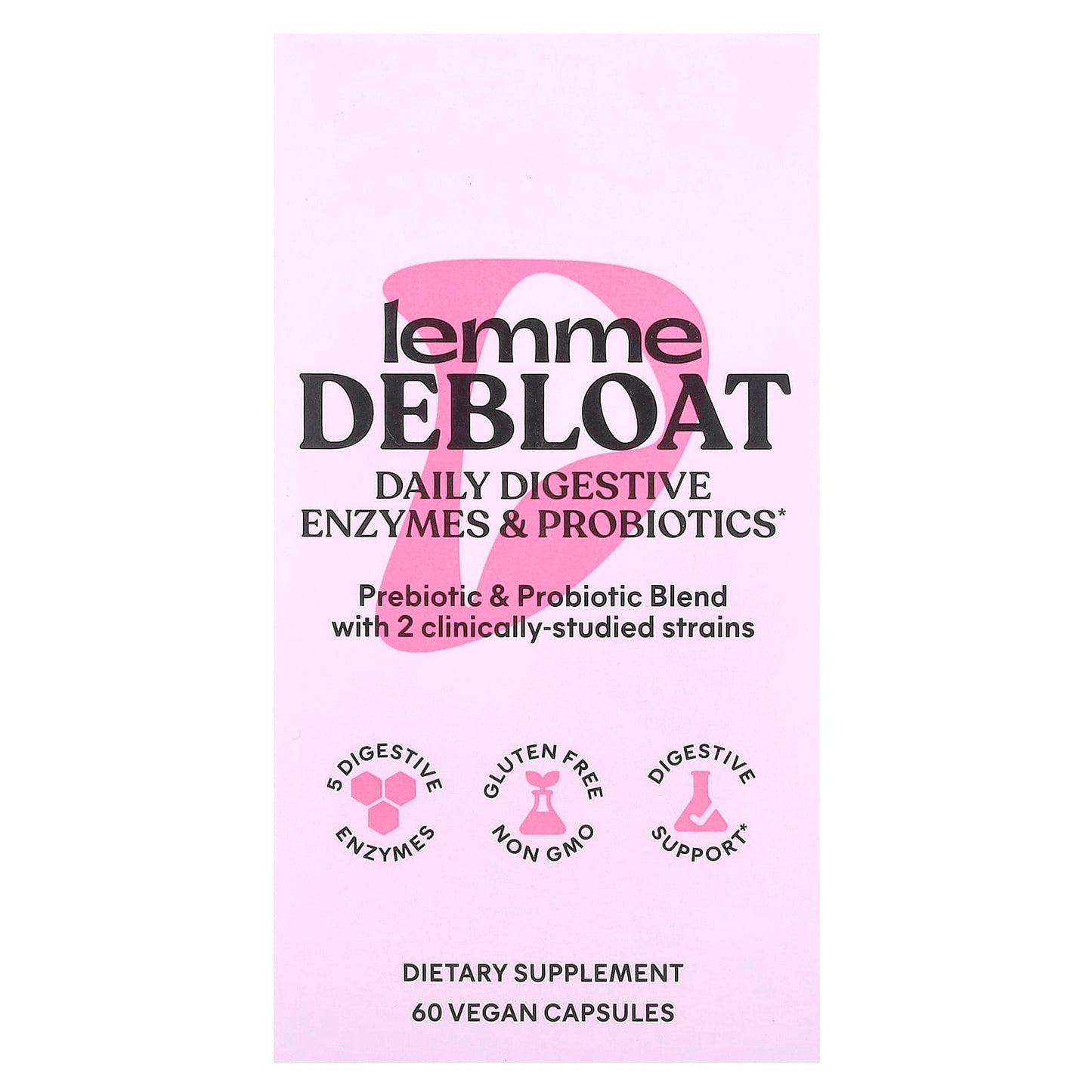 Lemme Debloat, Daily Digestive Enzymes & Probiotics
