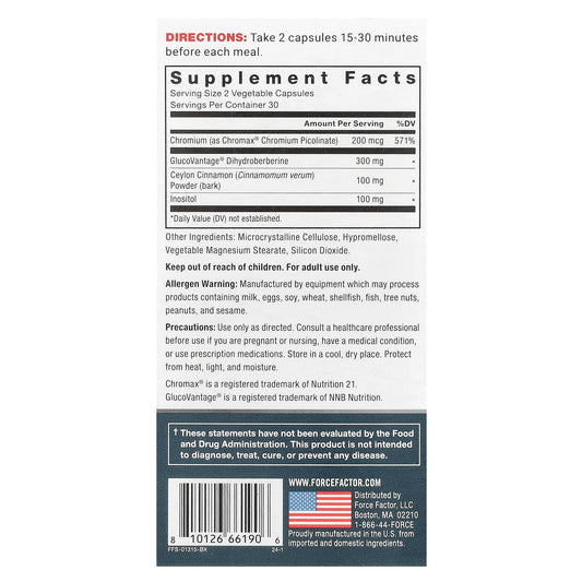 Ultra Berberine, Force Factor