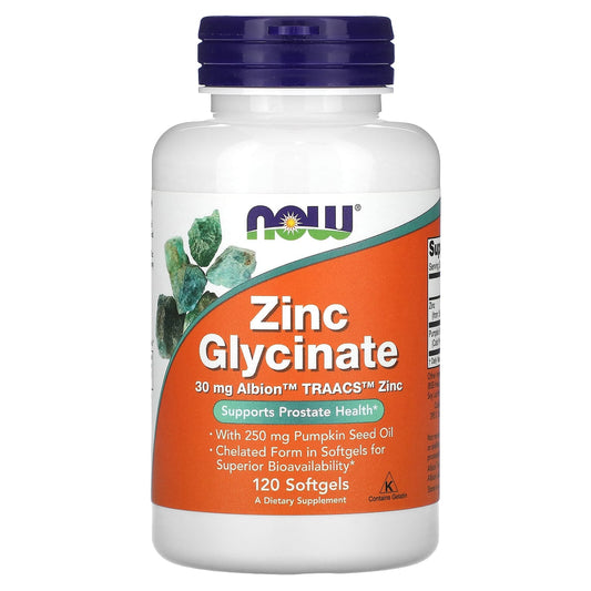 Zinc Glycinate, NowFoods