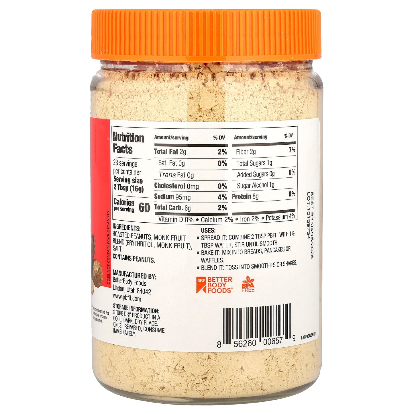 Sugar Free Peanut Butter Powder
