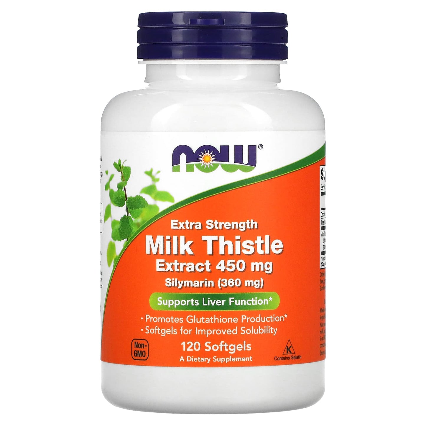 Milk Thistle Extract, Double Strength, NOW Foods
