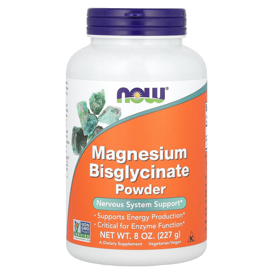 Magnesium Bisglycinate Powder, NOW Foods