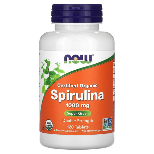 Certified Organic Spirulina, NOW Foods
