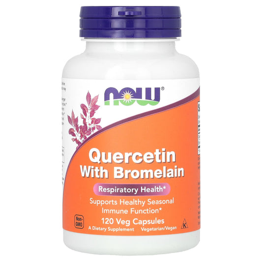 Quercetin with Bromelain, NOW Foods