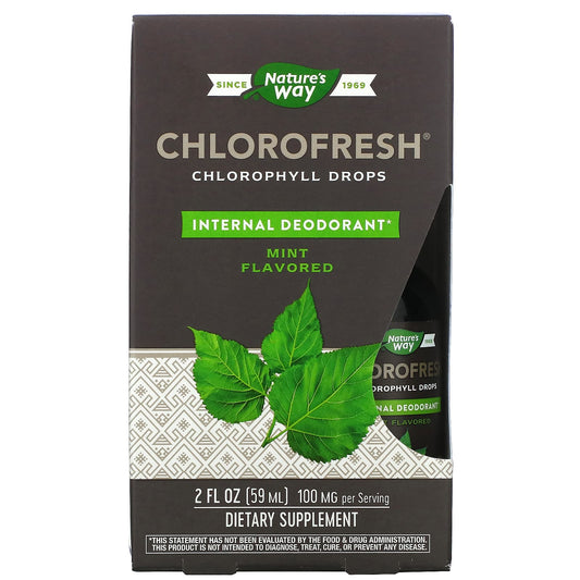 Nature's Way, Chlorofresh, Chlorophyll Drops, Mint