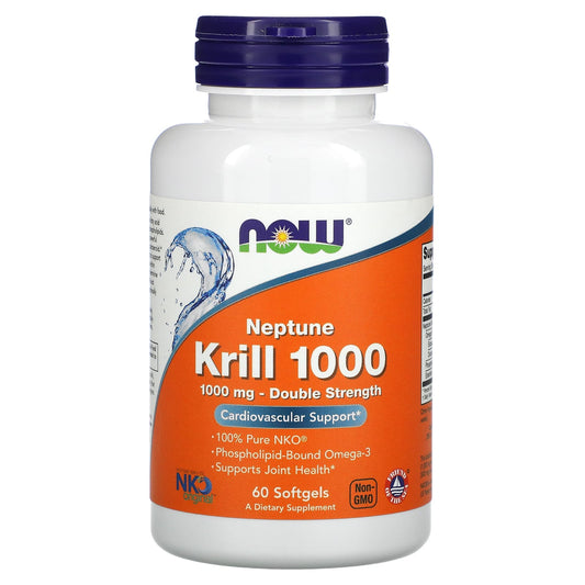 Neptune Krill 1000, NOW Foods
