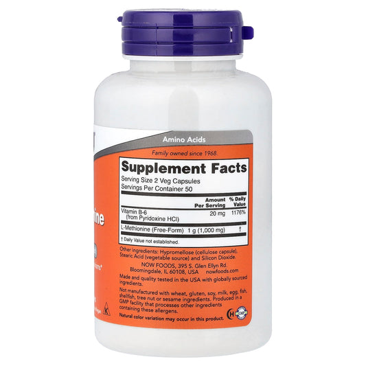 L-Methionine, NowFoods