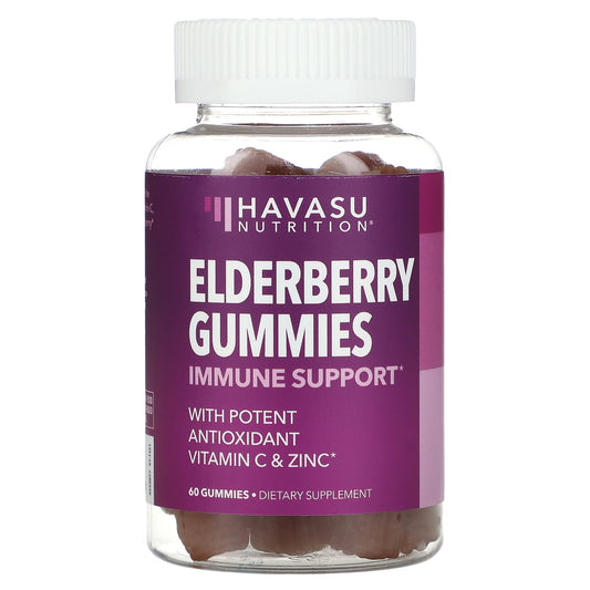 Elderberry Gummies, Natural Berry, Havasu Nutrition