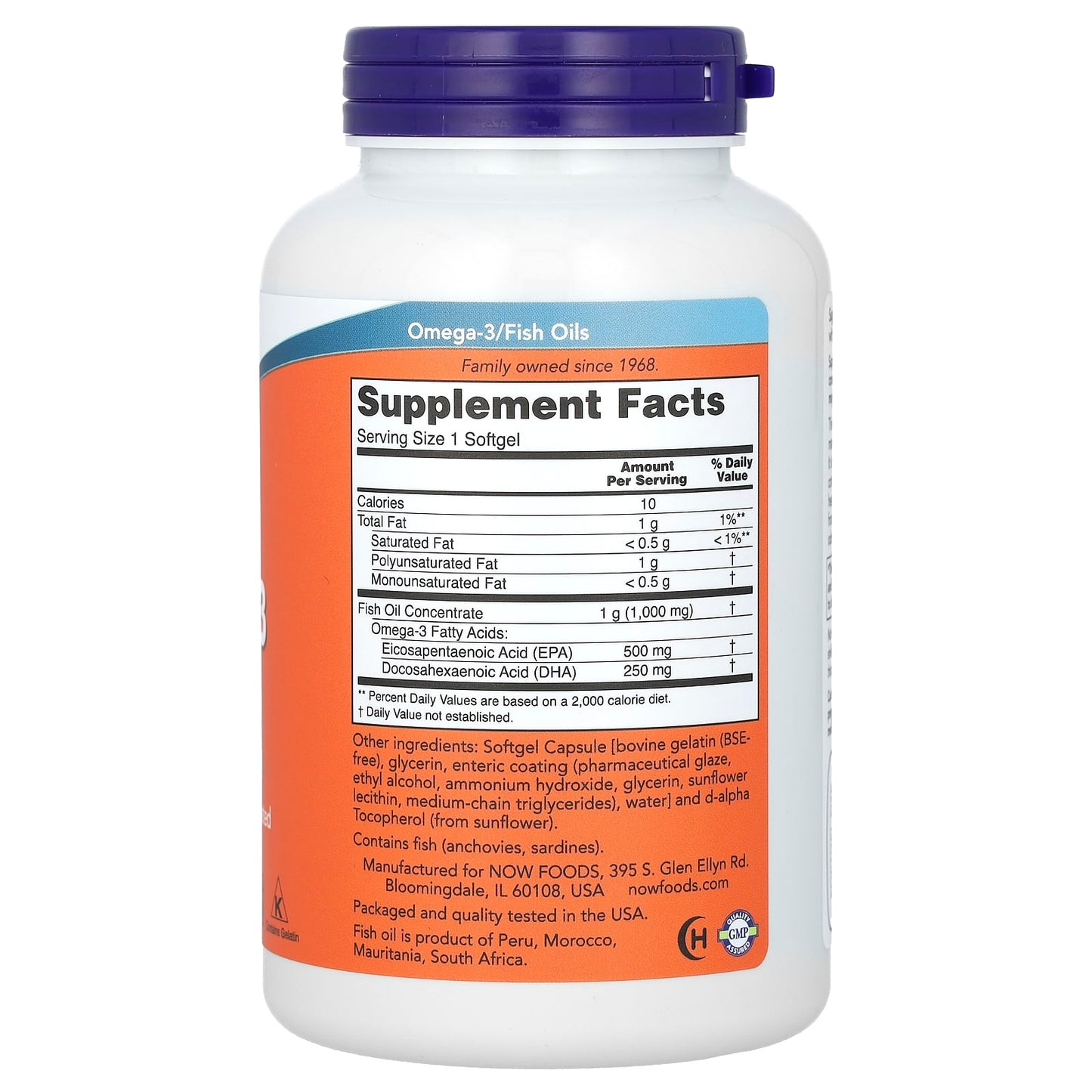 Ultra Omega-3 Fish Oil, NOW Foods