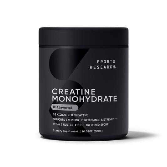 Creatine Monohydrate, Unflavored, Sports Research